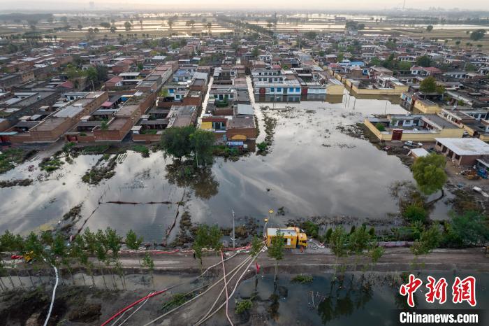 直擊暴雨過(guò)后山西介休家園重建