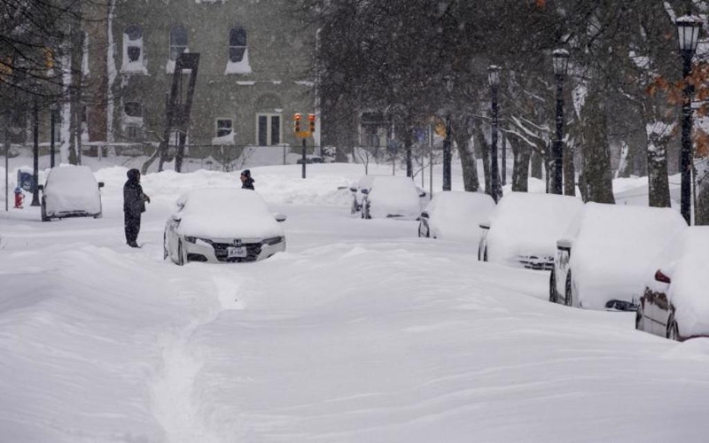 美國暴風雪