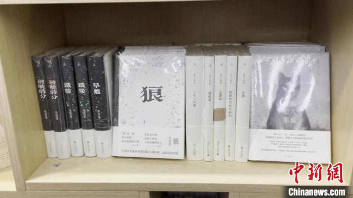 第35屆北京圖書訂貨會(huì)于24日開幕。圖為一展位顯眼處擺放著作家朱西甯的作品?！≡o寧 攝