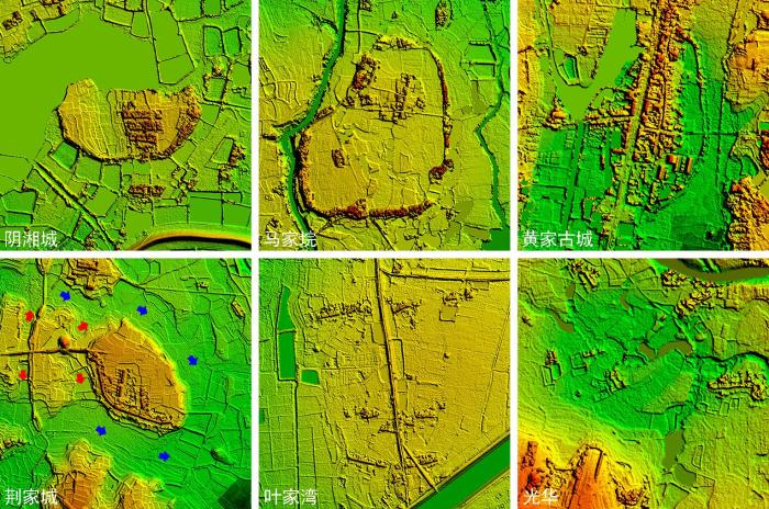 荊山南麓聚落的數(shù)字表面模型(1km×1km)?！⒔▏?供圖