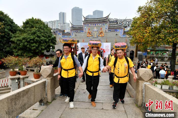 “山海同行·相約福見”2023年第二屆兩岸青年信俗淵源尋根之旅活動在福州拉開序幕?！蚊?攝