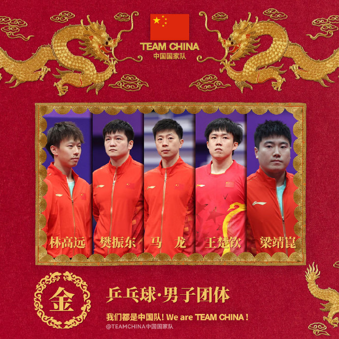 圖片來(lái)源：TEAM CHINA 官方微博