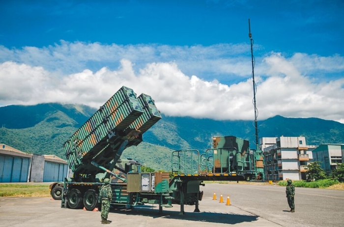 臺(tái)海軍將建造6座岸置魚(yú)叉導(dǎo)彈陣地與9座岸置雄風(fēng)導(dǎo)彈陣地。圖片來(lái)源：臺(tái)灣《中國(guó)時(shí)報(bào)》。