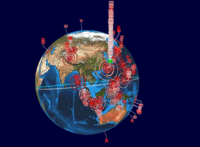 臺(tái)灣地區(qū)近日狂搖，7天內(nèi)地震次數(shù)堆棧宛如摩天大樓