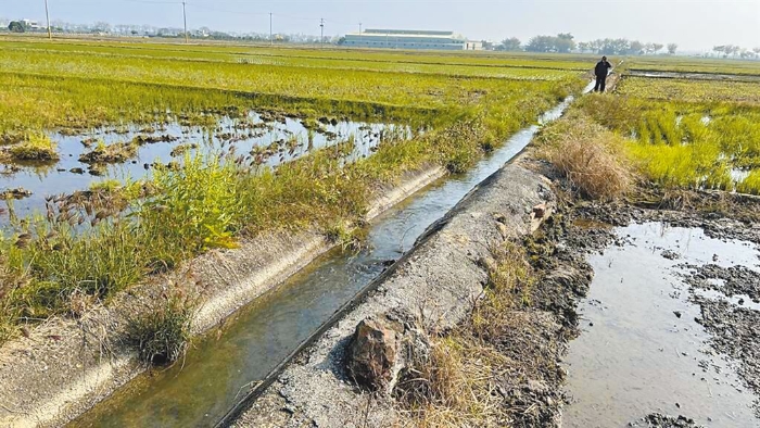 圖為臺(tái)南后壁農(nóng)水路